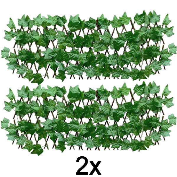 2x Dekorativna in praktična ograja za teraso in vrt | GREENFENCE